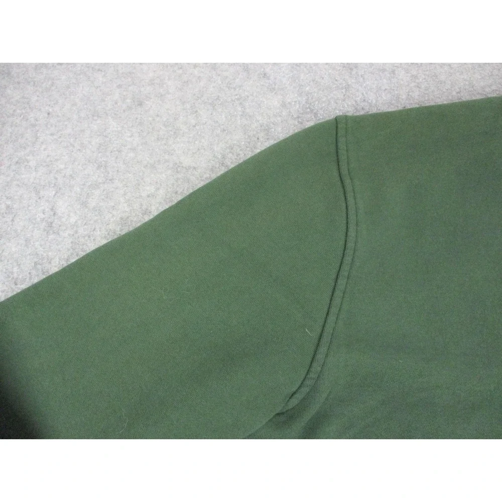Allen Edmonds Jacket Mens Extra Large Green Bomber Fleece Lined Full Zip Pockets